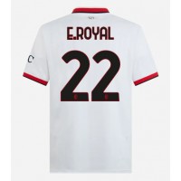 Maglie da calcio AC Milan Emerson Royal #22 Seconda Maglia 2024-25 Manica Corta